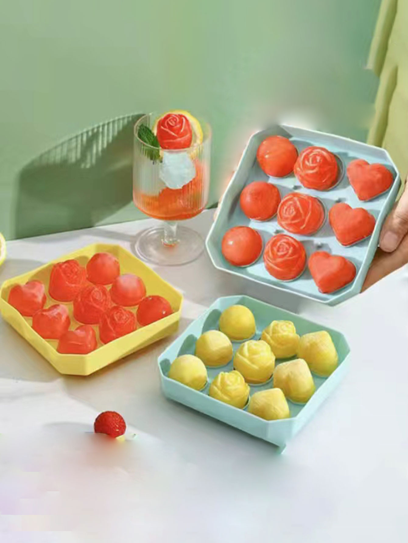 แม่พิมพ์น้ำแข็งทรงกลมรูปดอกกุห - Ice Mold Sphere บทวิจารณ์และราคา