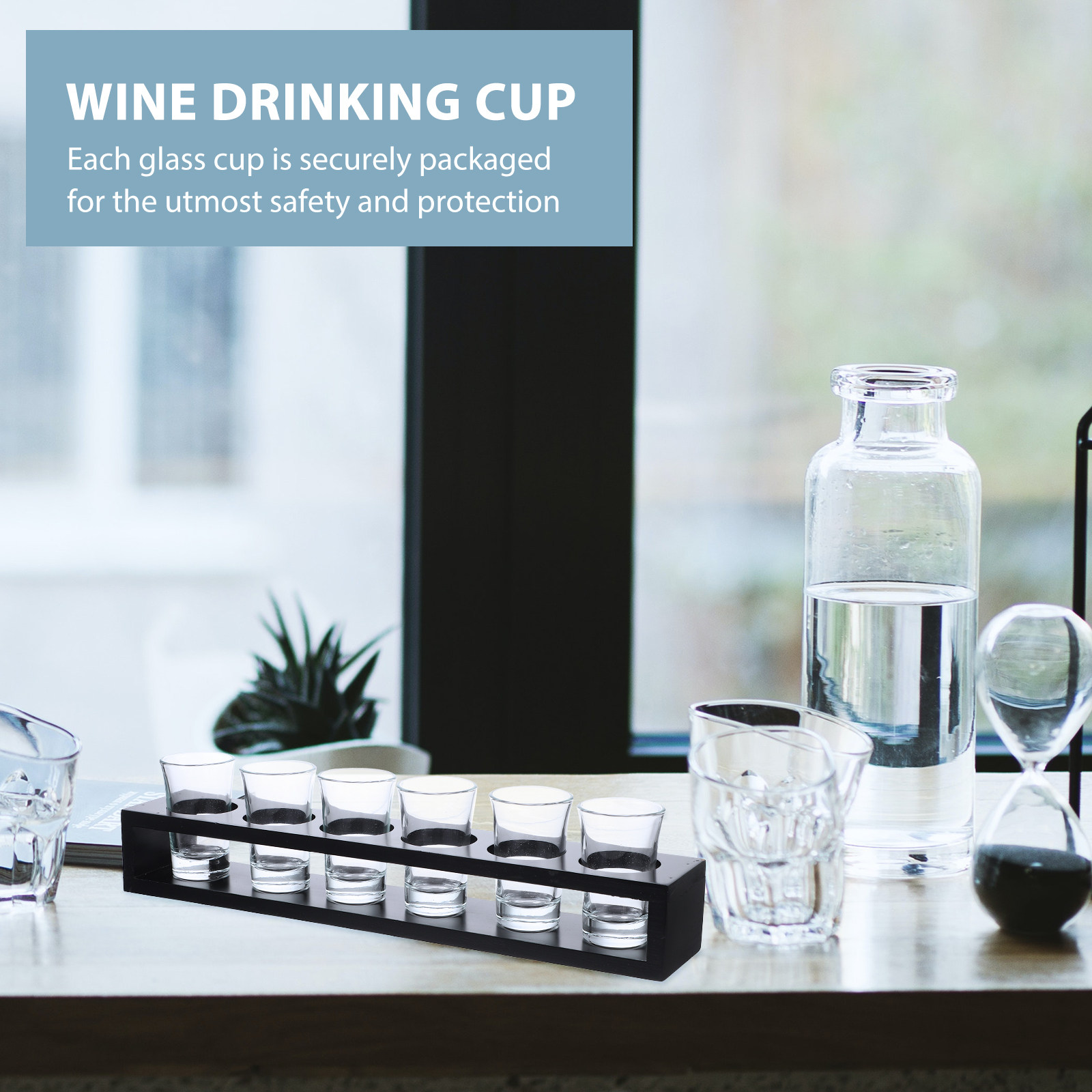 ชุดแก้วไวน์แก้วใสหรูหรา 1 ชุด  - Home Bar Set บทวิจารณ์และราคา