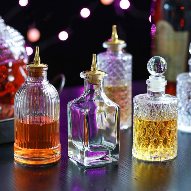 ขวดแก้ววินเทจสำหรับใส่บิทเทอร์ - Bitters Bottle Set บทวิจารณ์และราคา