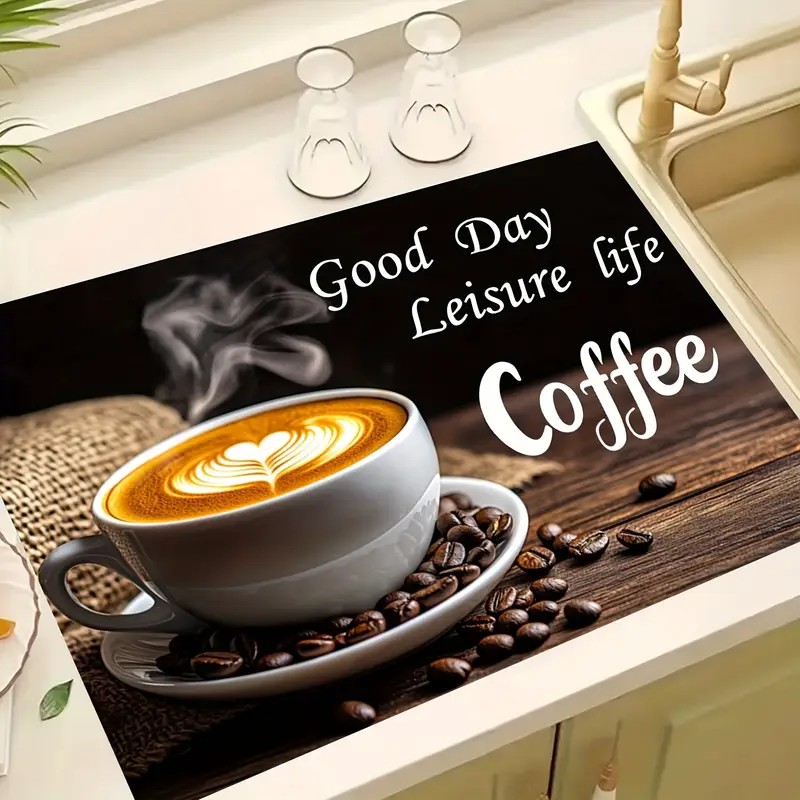 การออกแบบกาแฟคลาสสิกจานแห้งยาง - Bar Mat Rubber บทวิจารณ์และราคา