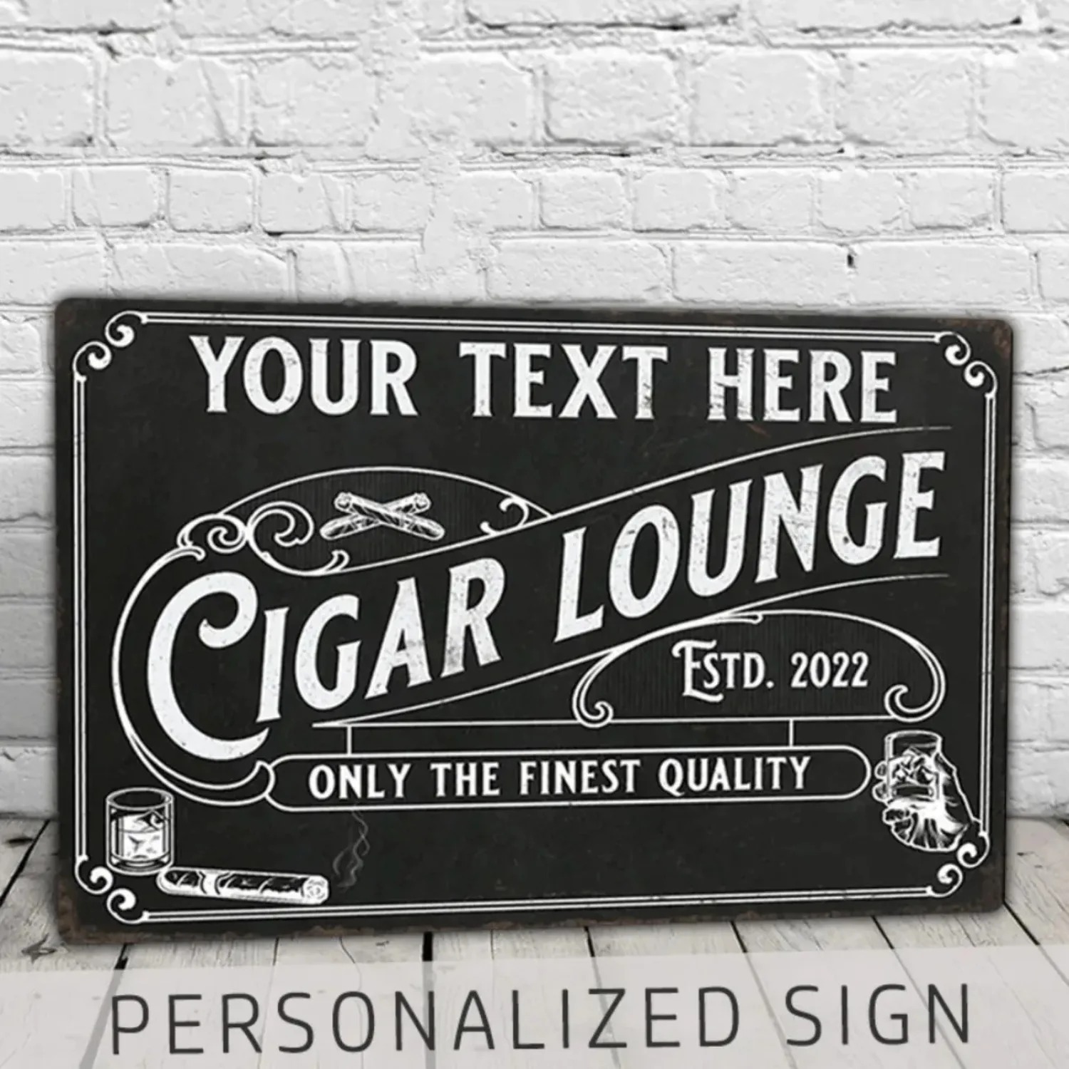 CIFbuy ป้ายอะลูมิเนียมซิการ์แบ - Home Bar Lounge บทวิจารณ์และราคา